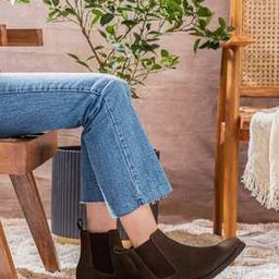 Round-Toe Ankle-Length Slip-On Boots-image-45