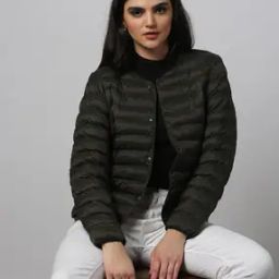 Women Button-Down Puffer Jacket-24
