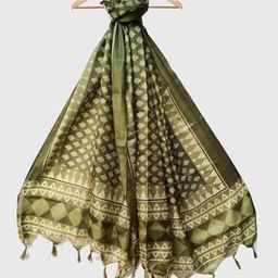 Women Printed Dupatta with Tassels-21