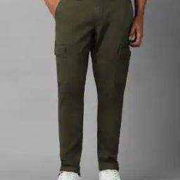 louis philippe Men Tapered Fit Flat-Front Trousers-picture-27