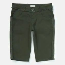 Girls Lightly-Washed Distressed Shorts-10