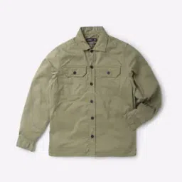 Cotton Shirt with Patch Pockets-image-89