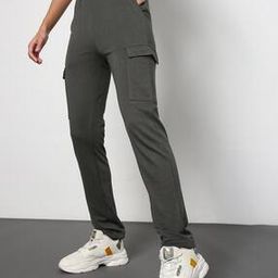 Straight Track Pants with Flap Pockets-image-77