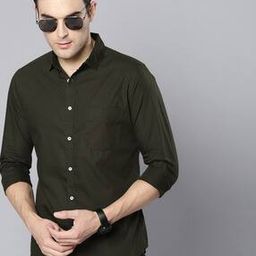 Slim Fit Shirt with Patch Pocket-image-24
