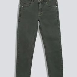 Mid-Wash Slim Fit Jeans-image-61