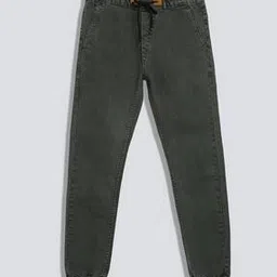 urbano juniors Mid-Wash Jogger Jeans with Drawstring Waist-picture-14