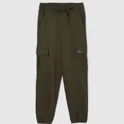 Boy Ankle-Length Joggers with Drawstring Waist-picture-3