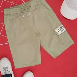 Boys Mid-Rise Regular Fit Flat-Front Cargo Shorts-picture-15