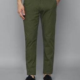 Checked Flat-Front Pants-image-72