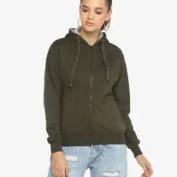 Zip-Front Hoodie with Insert Pockets-image-28