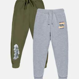 Boys Pack of 2 Typographic Print Joggers-37