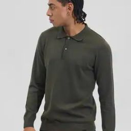 Men Polo Neck Full Length Sleeve T-shirt-picture-32