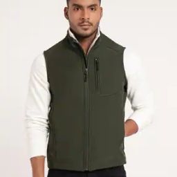 Men Zip-Front Hooded Bomber Jacket-image-4