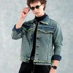 Men Washed Street Wear Slim Fit Denim Jacket-picture-28