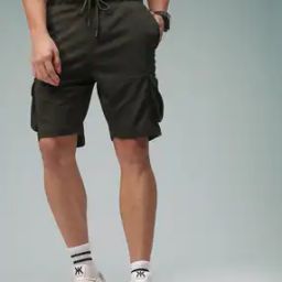 Men Slim Fit Cargo Shorts-picture-29