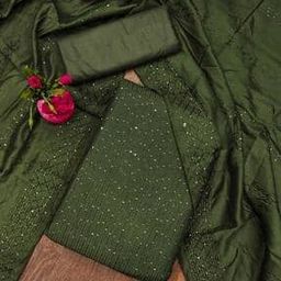 Women Self-design Unstitched Dress Material-image-10
