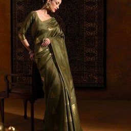soch Floral Woven Saree With Tassels-picture-16