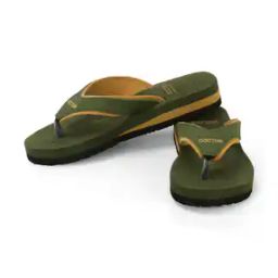 Typographic Printed T-strap Slippers-image-64