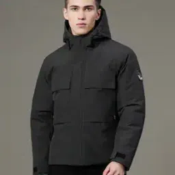 Men Regular Fit Zip-Front Jacket-picture-53