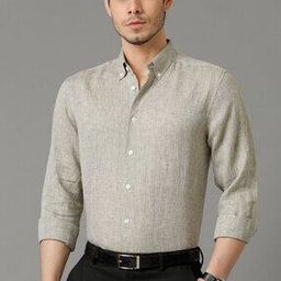 Spread-Collar Shirt with Full Sleeves-image-23