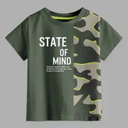 Typographic Print Crew-Neck T-Shirt-68