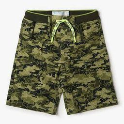 Boys Camouflage Print Regular Fit Shorts-picture-34