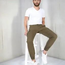 Slim Fit Flat Front Cargo Joggers-image-50