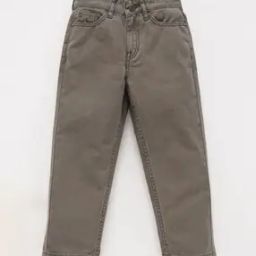 Boys Lightly Washed Straight Fit Jeans-picture-10