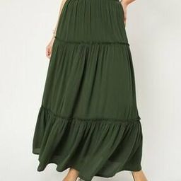 Women Straight Skirt with Elasticated Waist-image-41