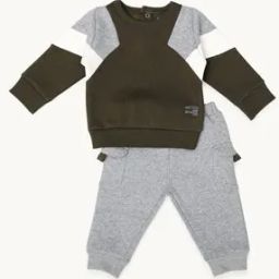 Colourblock T-Shirt & Joggers Set-picture-47