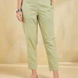 Women Pants with Semi-Elasticated Waist-image-58