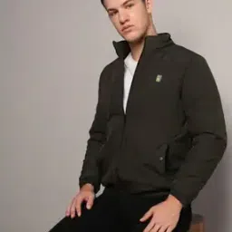 Men Regular Fit Zip-Front Jacket-picture-49