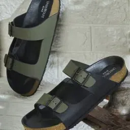 Men Double-Strap Sandals with Buckle Faastening-image-25