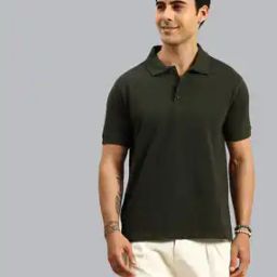 Men Regular Fit Polo T-Shirt with Short Sleeves-image-76