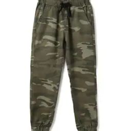 Boys Camouflage Print Flat-Front Jogger Pants-picture-21