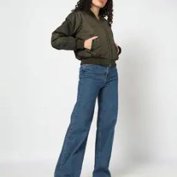 Women Boxy Fit Bomber Jacket-image-95