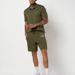 Men Logo Print Mid-Rise Regular Fit Shorts-image-88