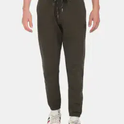 Men Ankle-Length Joggers with Drawstring Waist-image-55