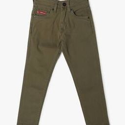 Boys Regular Fit Flat-Front Trousers-picture-18