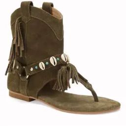 Women T-Strap Ankle-Length Boots-image-3