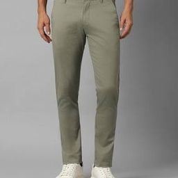 Men Textured Slim Fit Trousers-image-89