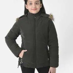 Zip-Front Hooded Jacket with Zipper Pockets-3