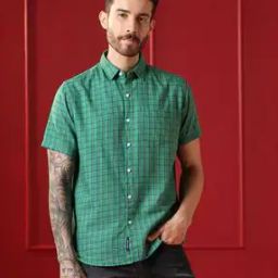 Men Checked Regular Fit Shirt-image-86