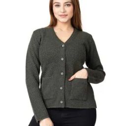 Full-Sleeves Cardigan with Button-Closure-image-59