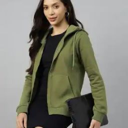 Women Regular Fit Zip-Front Jacket-30