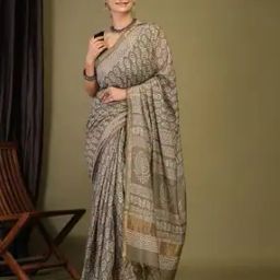 Women Silk Traditional Saree with Blouse Piece-image-22