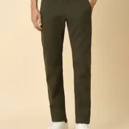 Men Slim Fit Flat-Front Chinos-image-74