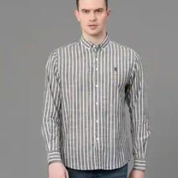 Men Stripes Regular Fit Shirt-image-82