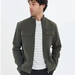 Men Regular Fit Trucker Jacket-picture-15