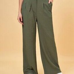 Women Mid Rise Flared Trousers-image-91